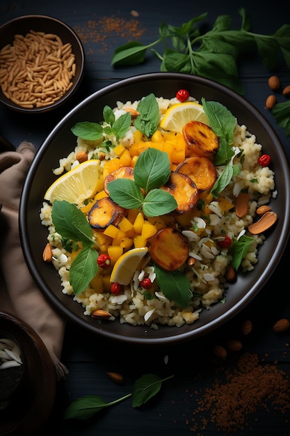 Poha Dish With Peanuts and Curry Leaves Light and Breakfast India Culinary Culture Layout Website