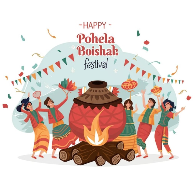 Photo pohela boishakh festival image background