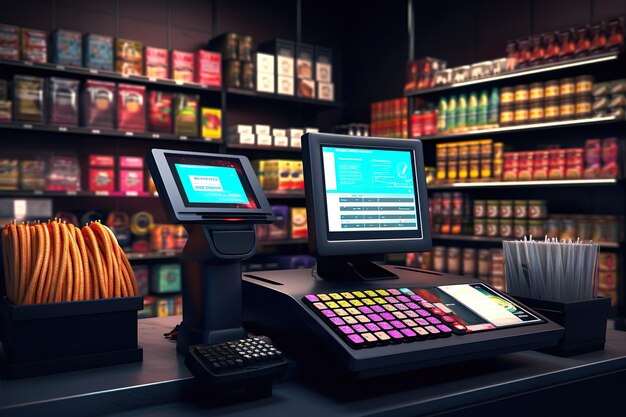 Point Of Sale System with Screen Monitor