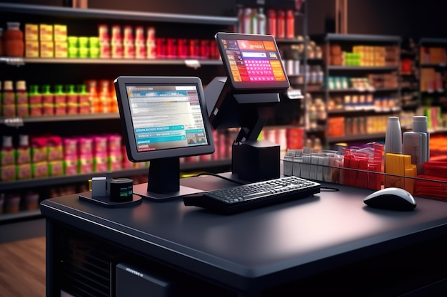 Point Of Sale System with Screen Monitor