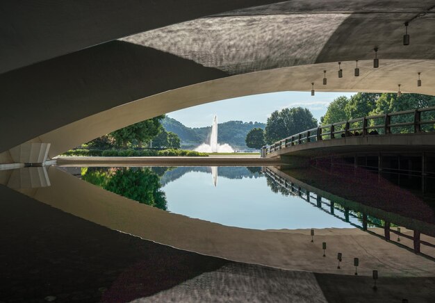 Point State Park Fountain in het centrum van Pittsburgh