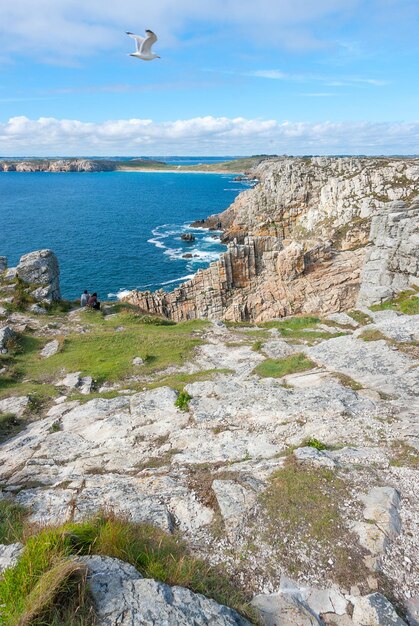 Photo pointe de penhir in brittany