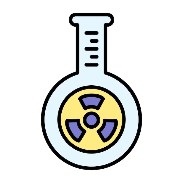 Poison Chemical Flat Illustration