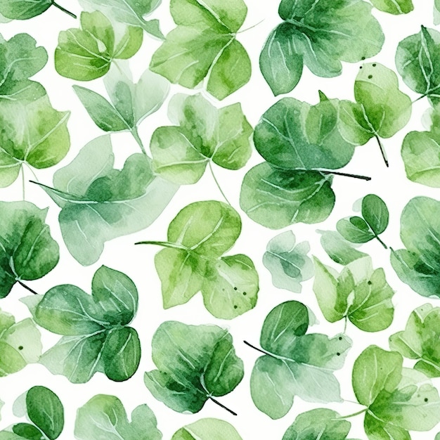 Poison ivy leaves pattern