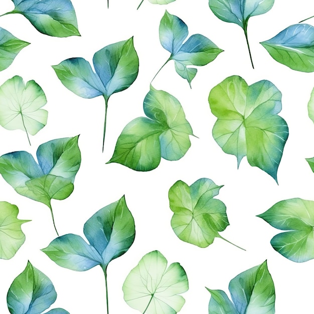 Poison ivy leaves pattern