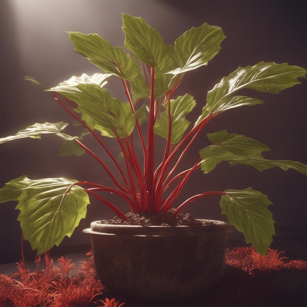 Отравляющее растение кинематографическое освещение наилучшего качества высокая резолюция подробная работа Pos