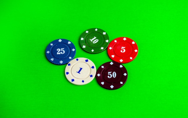 Poker five chips