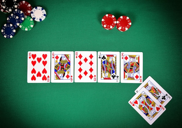 Poker game concept