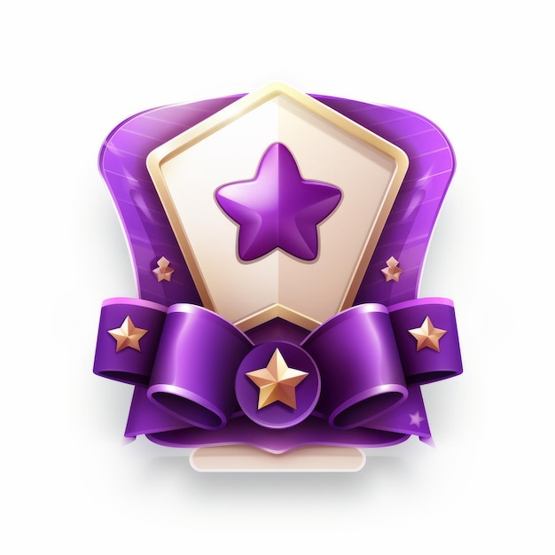 Foto poker quest vibrant purple triumphs heerlijk minimalistisch cartoon app icoon op witte achtergrond