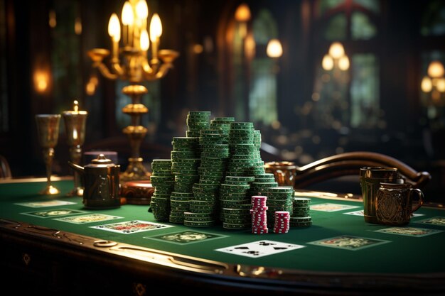 Poker table