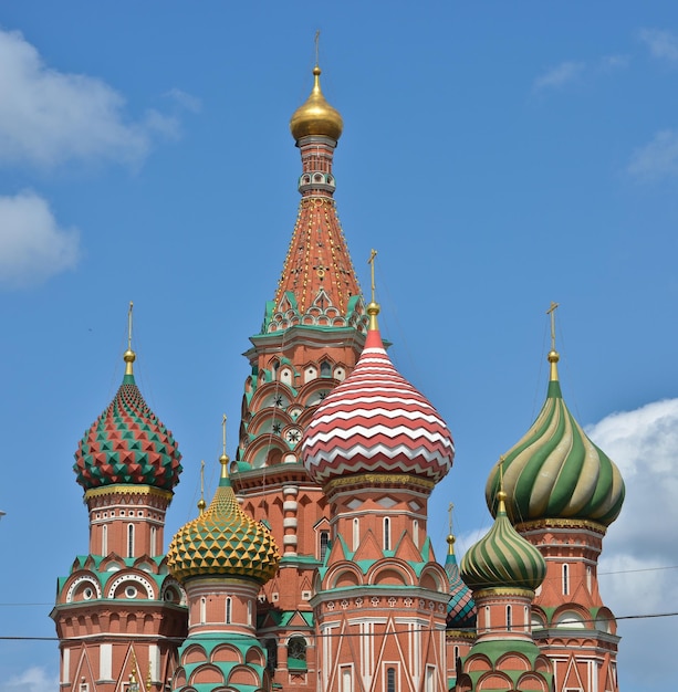 Pokrovsky Cathedral on the red square in Moscow