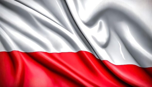 Poland texture flag patriotic background generative ai