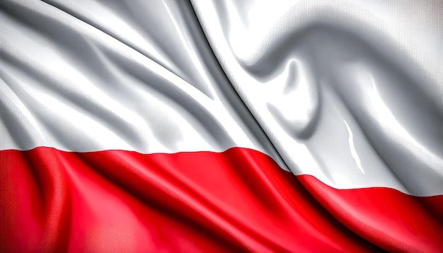 Poland texture flag patriotic background generative AI