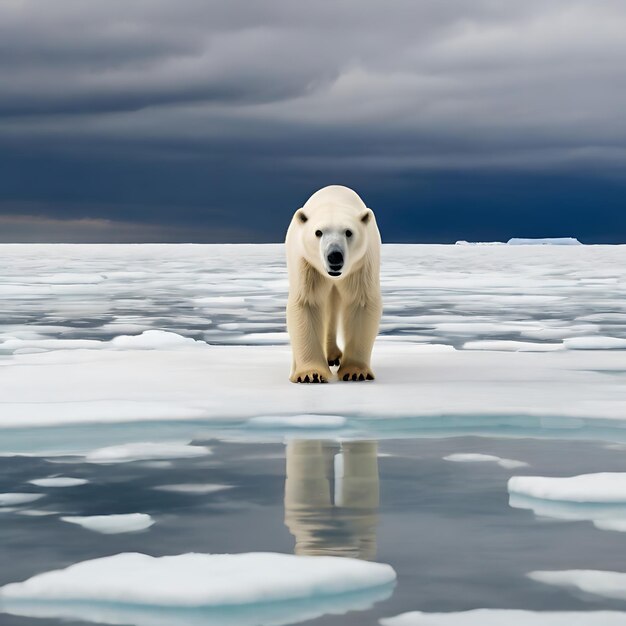 Photo polar bear ai