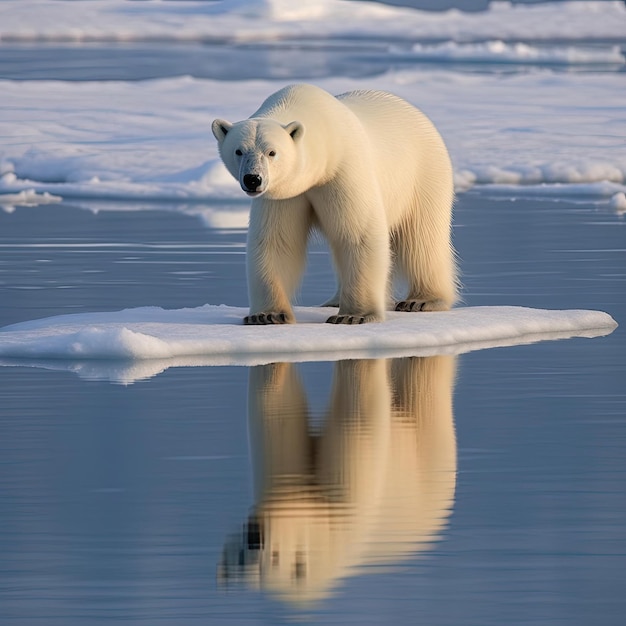 Polar Bear in the Arctic