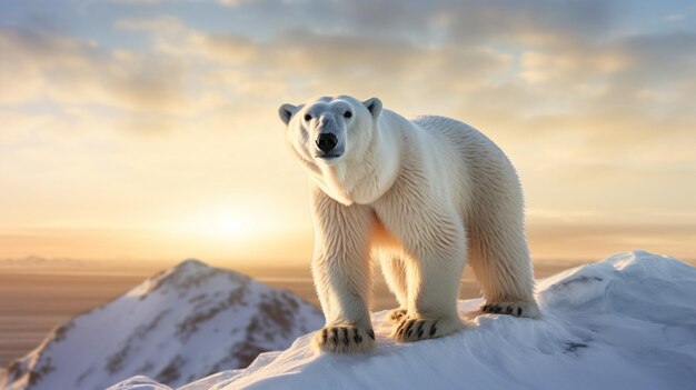 高品質の北極クマの背景