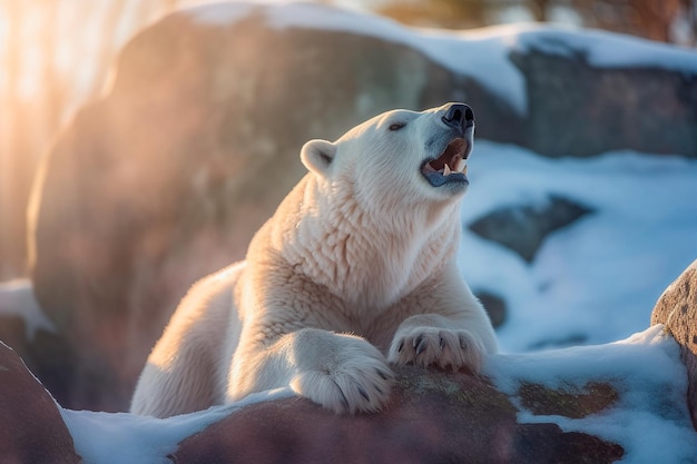 シロクマのショット