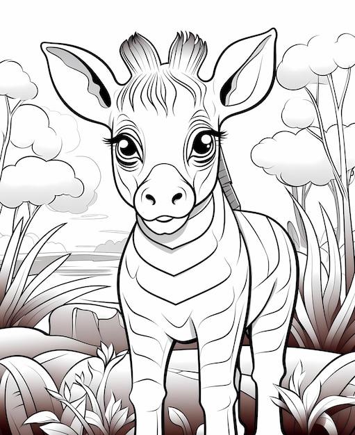 Polar Pals Cartoon Animal Coloring Pages for Kids