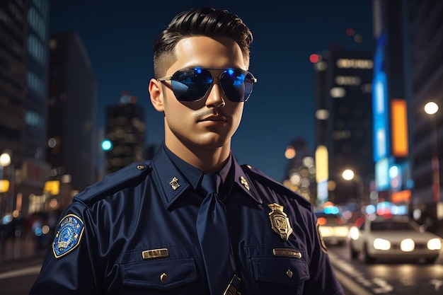 Police Officer image generated Ai