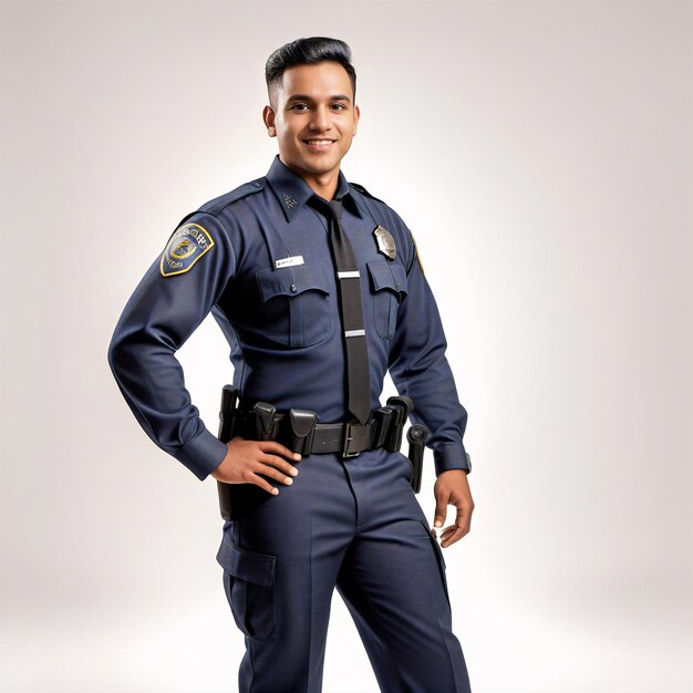 a police officer in uniform