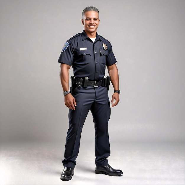 a police officer in uniform