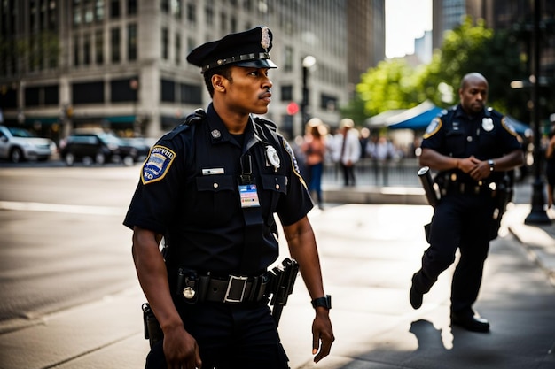 сотрудники полиции и ветераны на улицах охраняют порядок и помогают другим