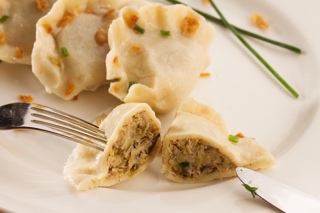 Polish pierogi dish