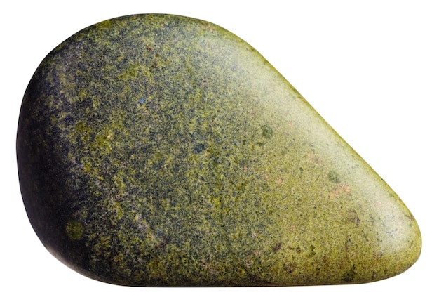 광택 Epidote 광물 보석 돌 절연