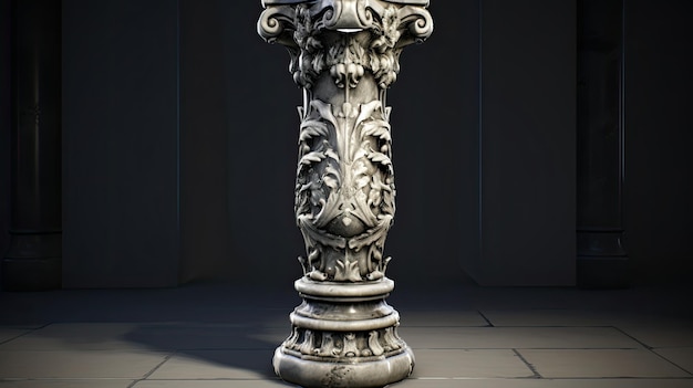 Polished Stone Column