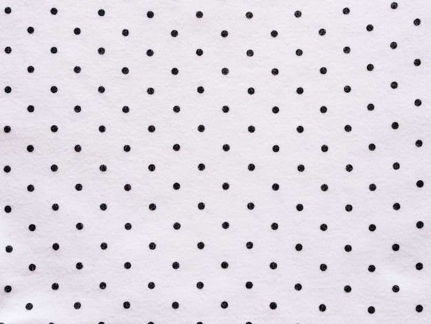 Polka dot fabric background and texture