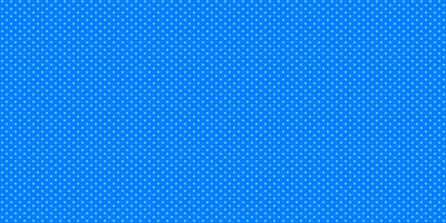 Polka dot pattern off white circles blue background