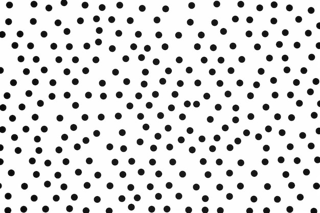 Foto polka dots naadloos vector patroon monochrome vector achtergrond van kleine zwarte stippen op een witte