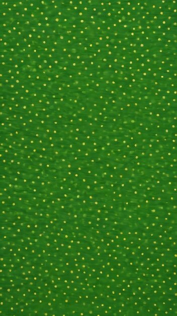 Polka dotted green textile background