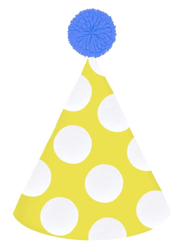 Foto polka gestreepte png kegel hoed sticker groene feest decor doorzichtige achtergrond