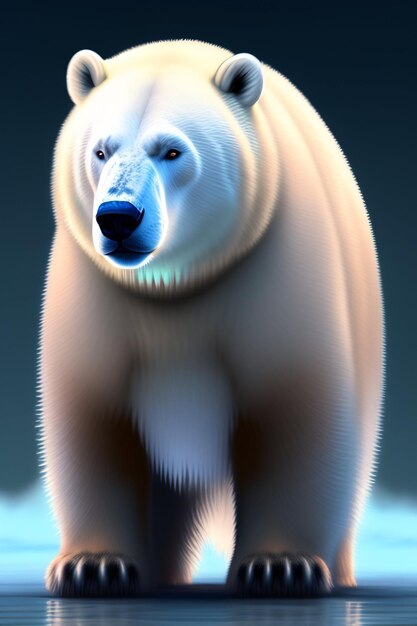 Pollar bear generated ai