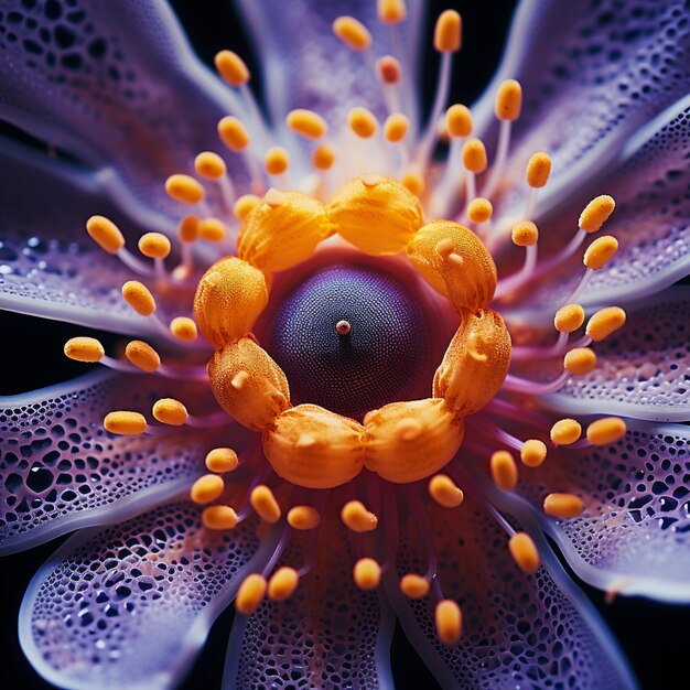 Premium AI Image  Pollen Symphony