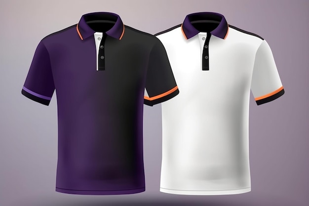 polo shirt collection front and back