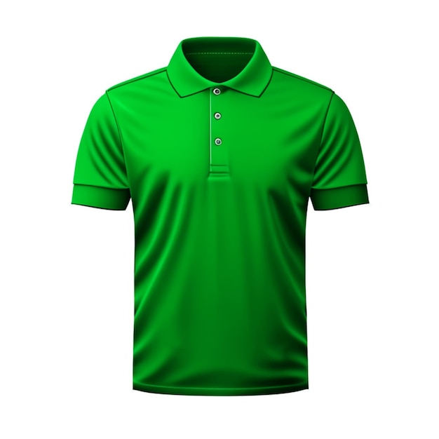 Polo tshirt mockup front view