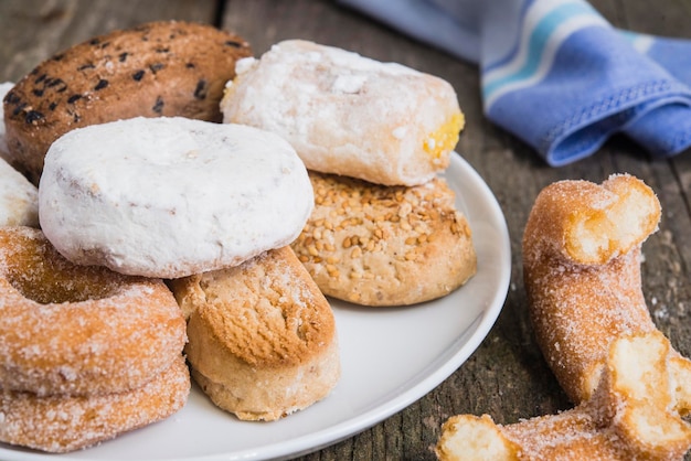 Polvorones en mantecados traditionele taarten in spanje