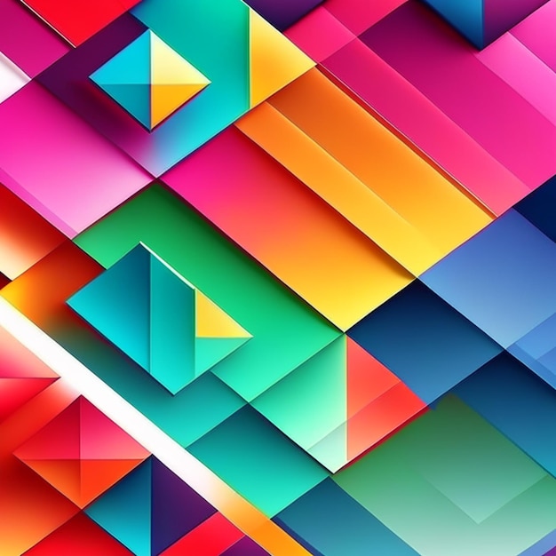 Polygon geometric background design