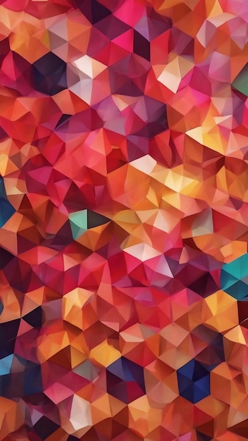 Polygon patterned background creative digital illustration painting abstract background