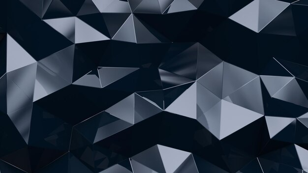 Polygonal geometry 3D solid background