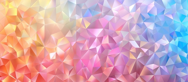 Polygonal triangle mosaic design for wallpaper advertisement banner and poster gradient