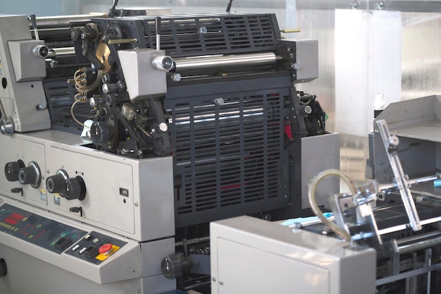 Polygraphic machine in a modern printing house