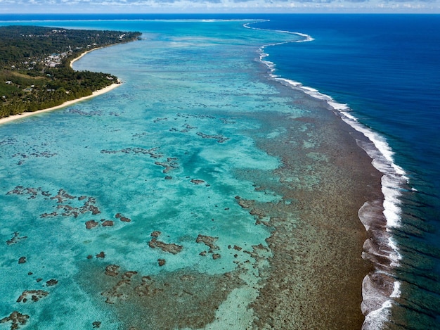 Polynesië Cook Island tropisch paradijs luchtfoto