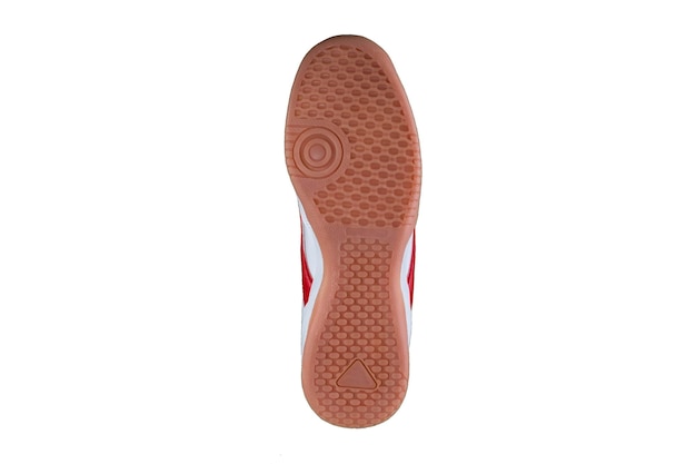 Polyurethane outsole sneakers with white background