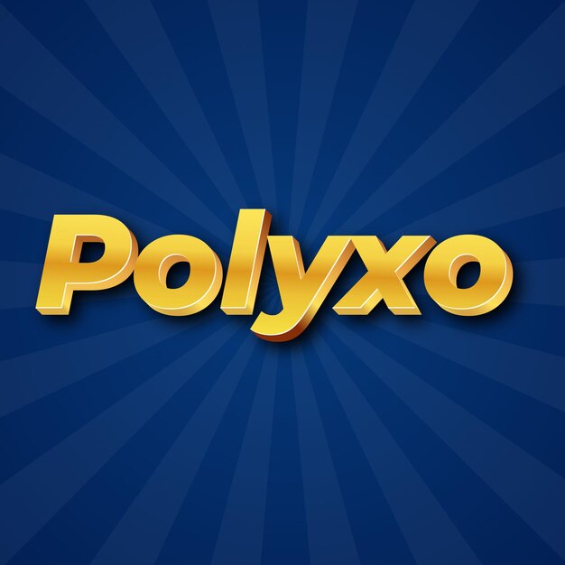 Polyxo Text effect Gold JPG attractive background card photo