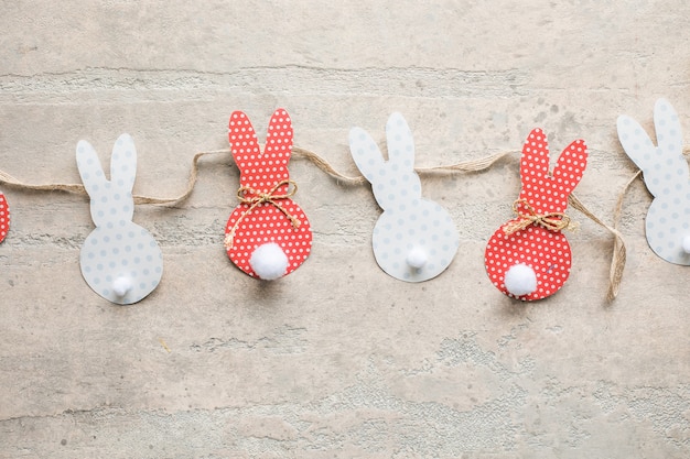 Pom Pom Easter Bunny Craft