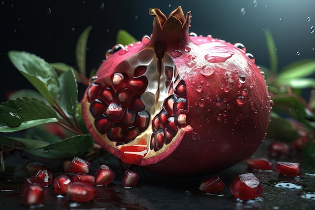 Pomegranate AI generated