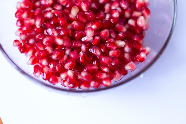 Pomegranate close-up.